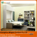 Japanese style bedroom furniture set with wardrobe murphy bed cabinet hidden bed sofa